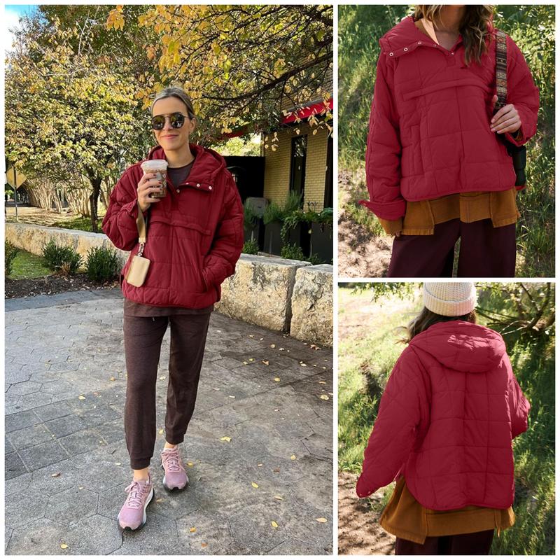 CozyGlide™ Oversized Quilted Puffer Hoodie