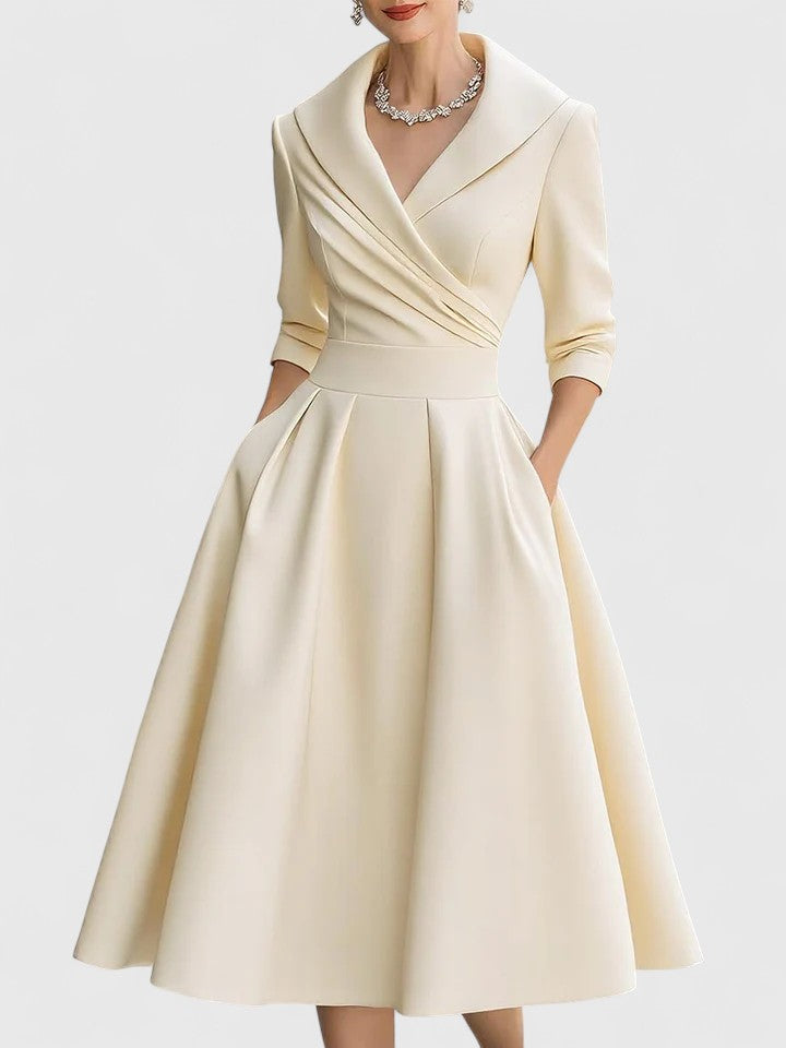 Bellamyra™ Elegant Midi Dress
