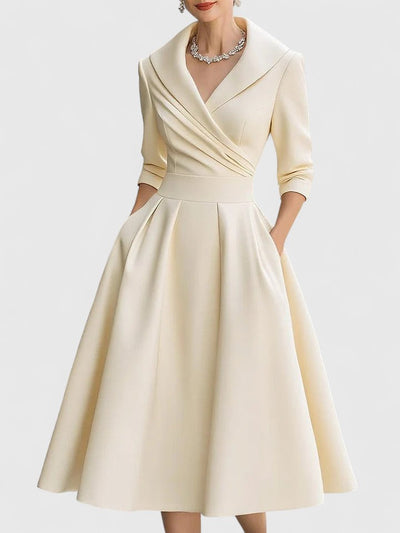 Bellamyra™ Elegant Midi Dress