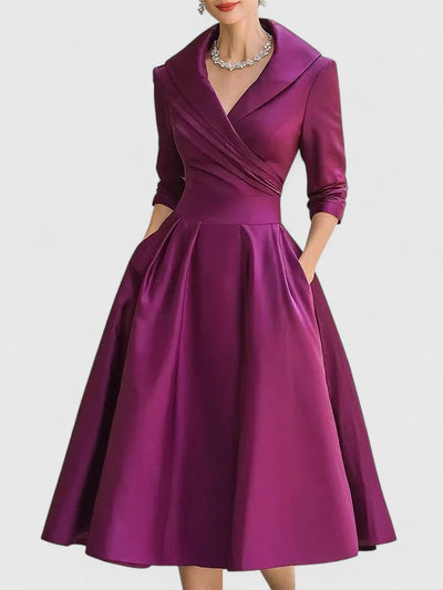 Bellamyra™ Elegant Midi Dress
