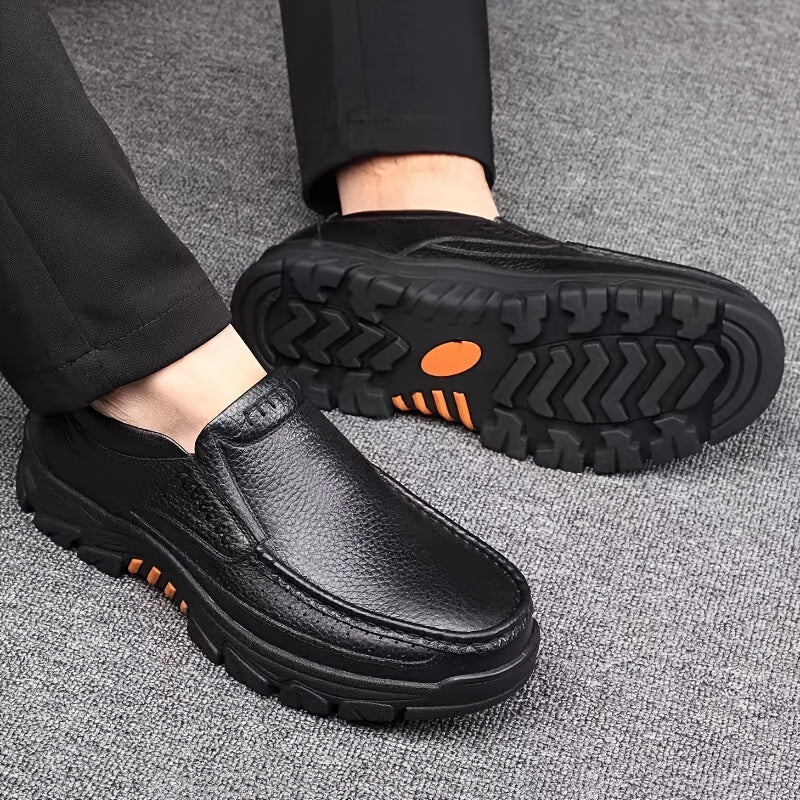 HeritageStride™ Leather Slip-On Dress Shoes