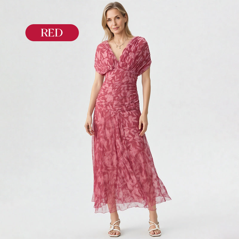 FloraBelle™ Off-Shoulder Dress