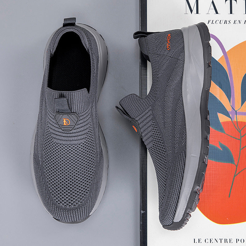 ComfyStride™ Men’s Orthopedic Slip-On Knit Sneakers