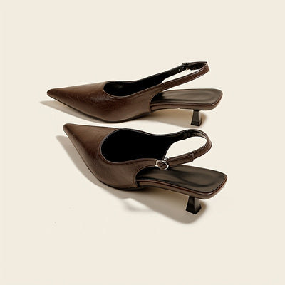 ModeStep™ Pointed Slingback Heels