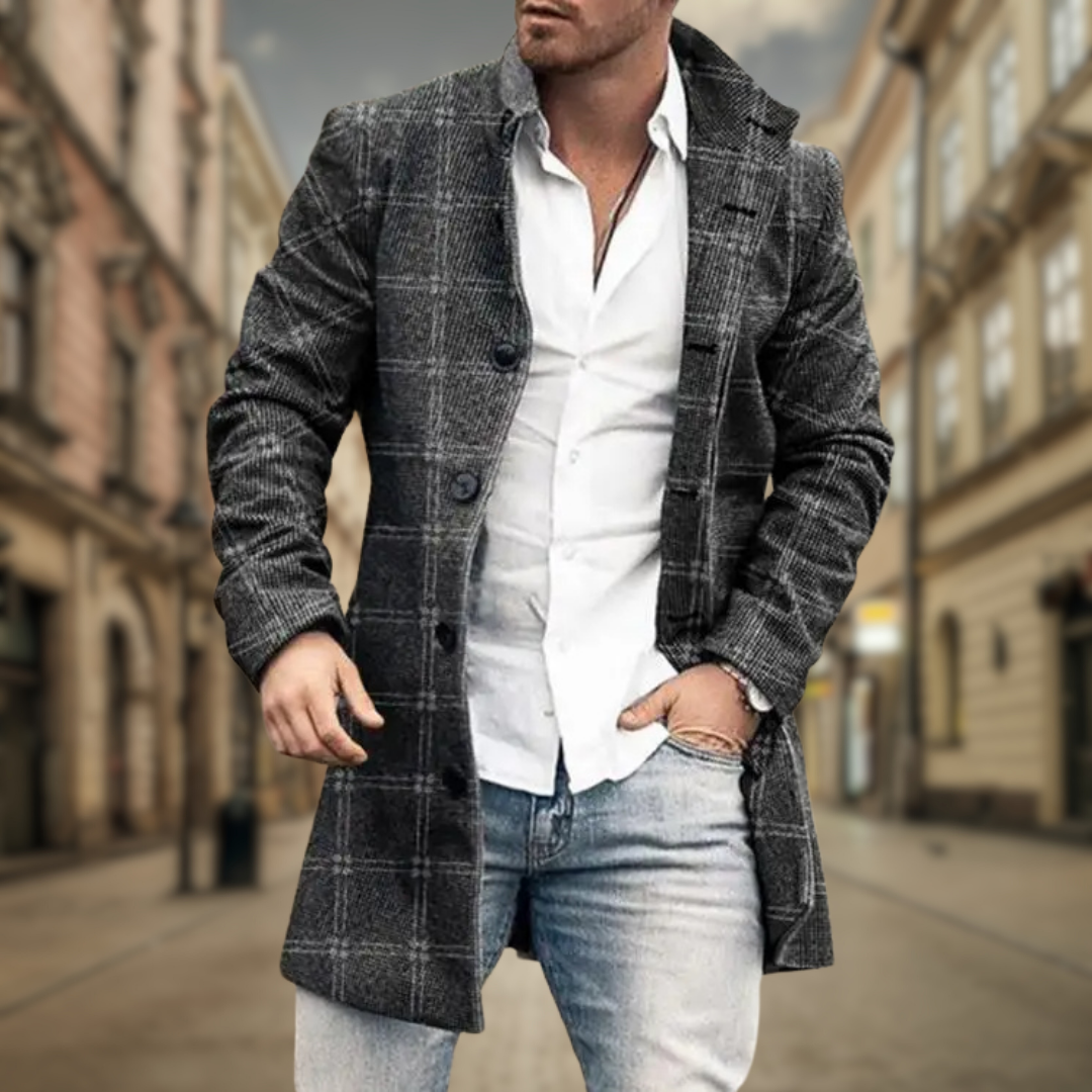 Adriano™ | Elegant Tailored Overcoat