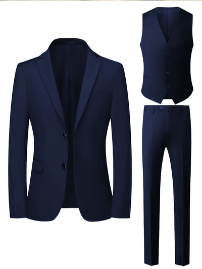 PowerElegance™ 3-Piece Plus-Size Suit Set
