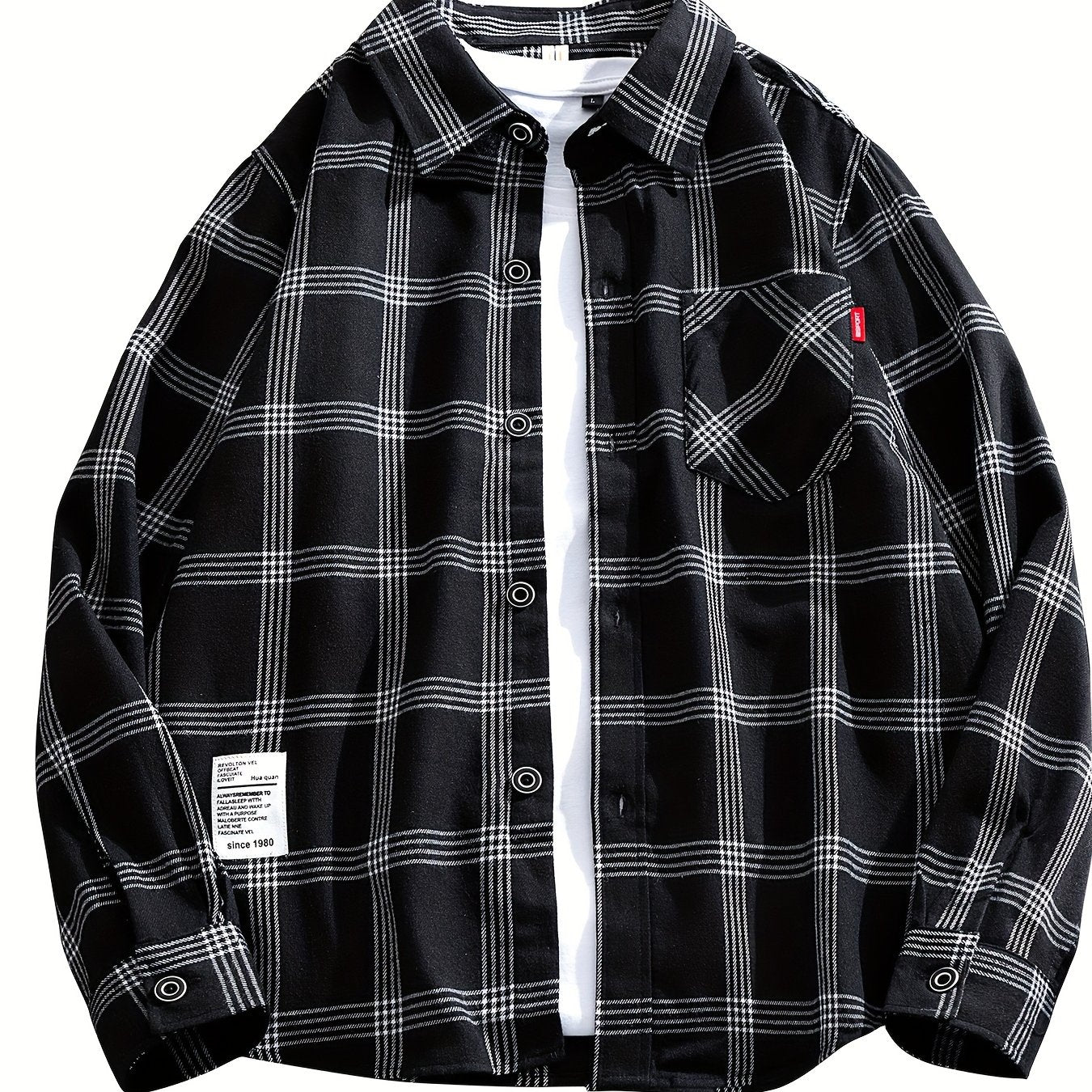 UrbanLoom™ Casual Plaid Shirt