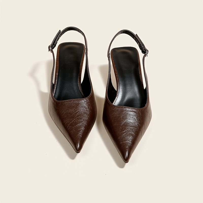 ModeStep™ Pointed Slingback Heels