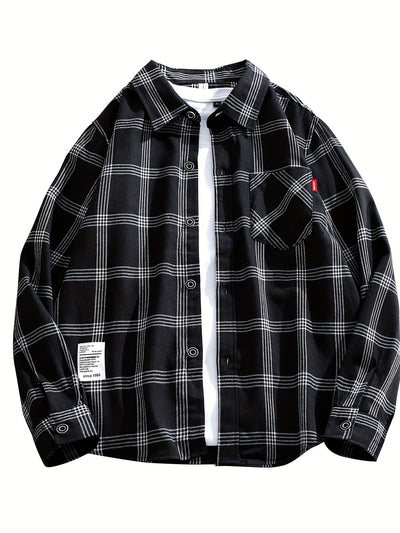 UrbanLoom™ Casual Plaid Shirt
