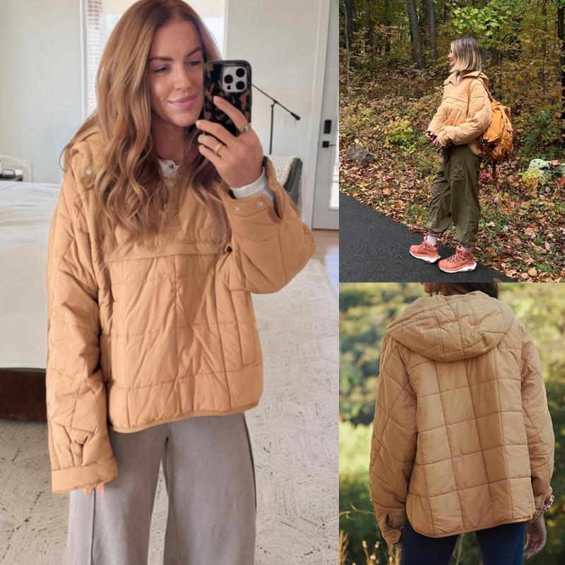 CozyGlide™ Oversized Quilted Puffer Hoodie