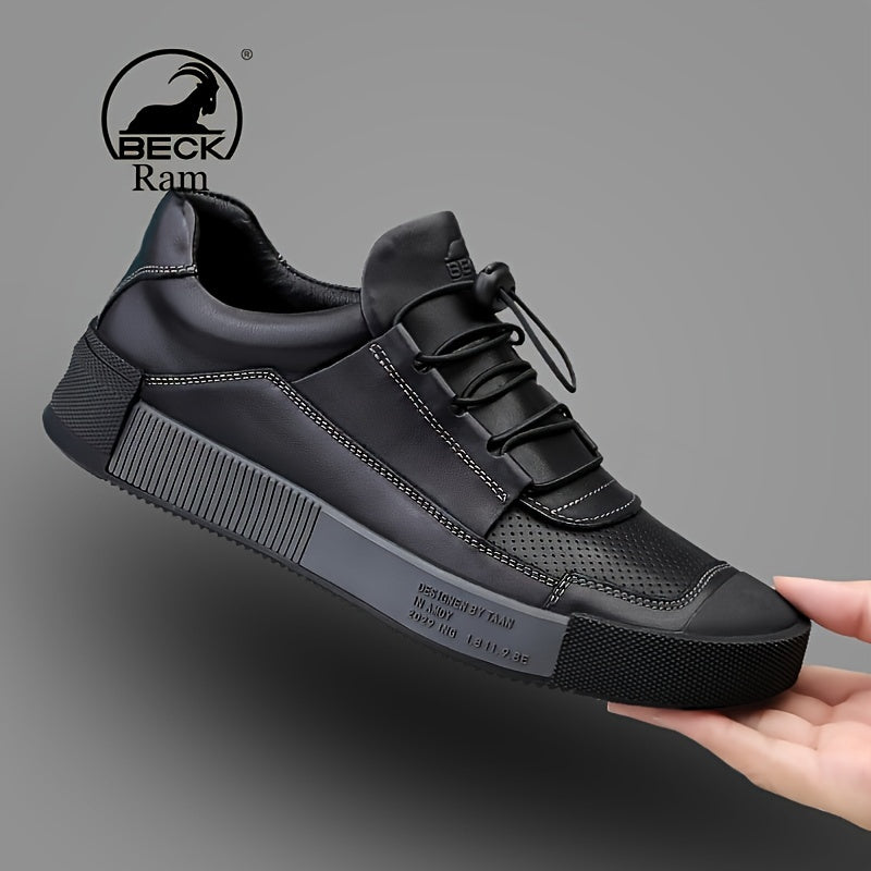 UrbanElegance™ Leather Lace-Up Shoes