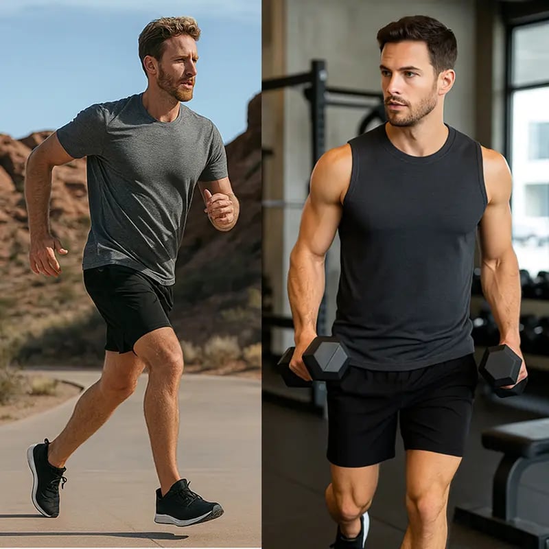 AthletiCore™ Quick-Dry Shorts with Liner