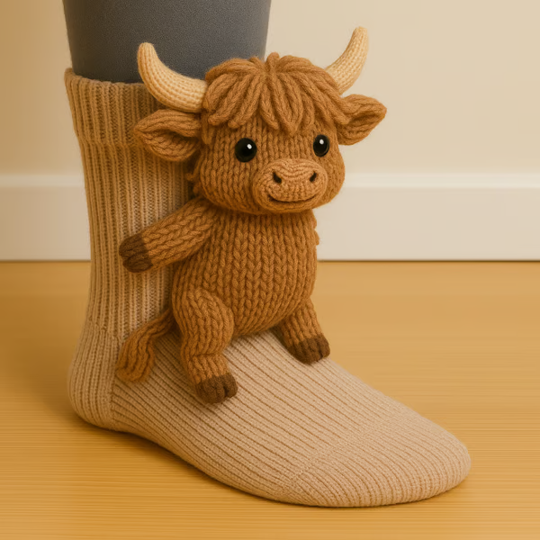 Lina™ | Soft Knitted Animal Socks