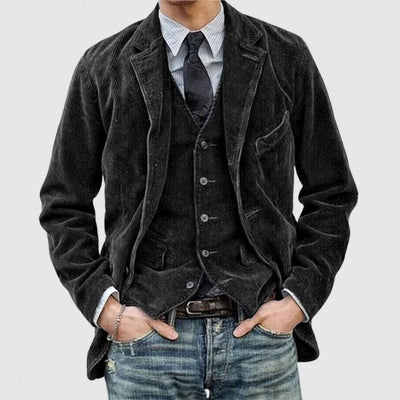 Savrani™ | Vintage Jacket and Vest Set