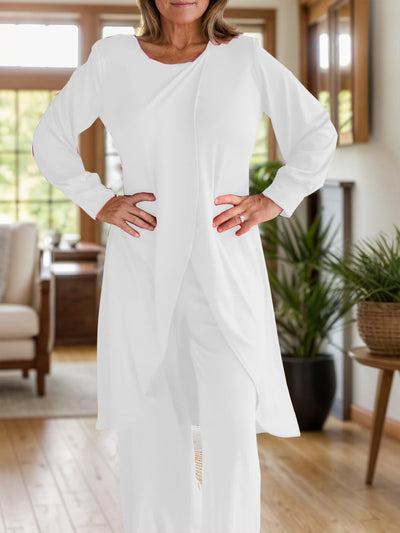 Elyria™ Slit Round Neck Lounge Set