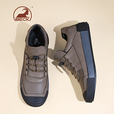 UrbanElegance™ Leather Lace-Up Shoes