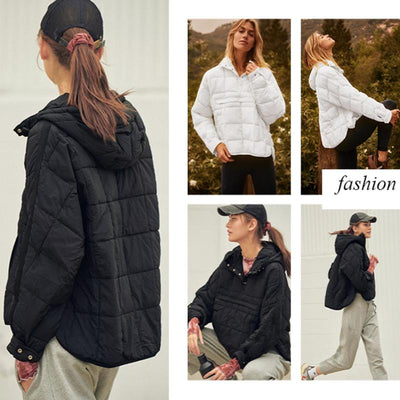 CozyGlide™ Oversized Quilted Puffer Hoodie