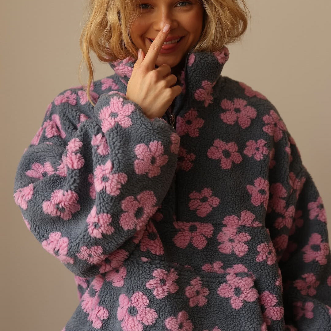 Daisy™ | Cozy Long Sleeve Fleece Hoodie