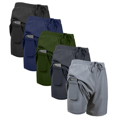AthletiCore™ Quick-Dry Shorts with Liner