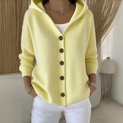 Hooded Breeze™ Cozy Knit Cardigan