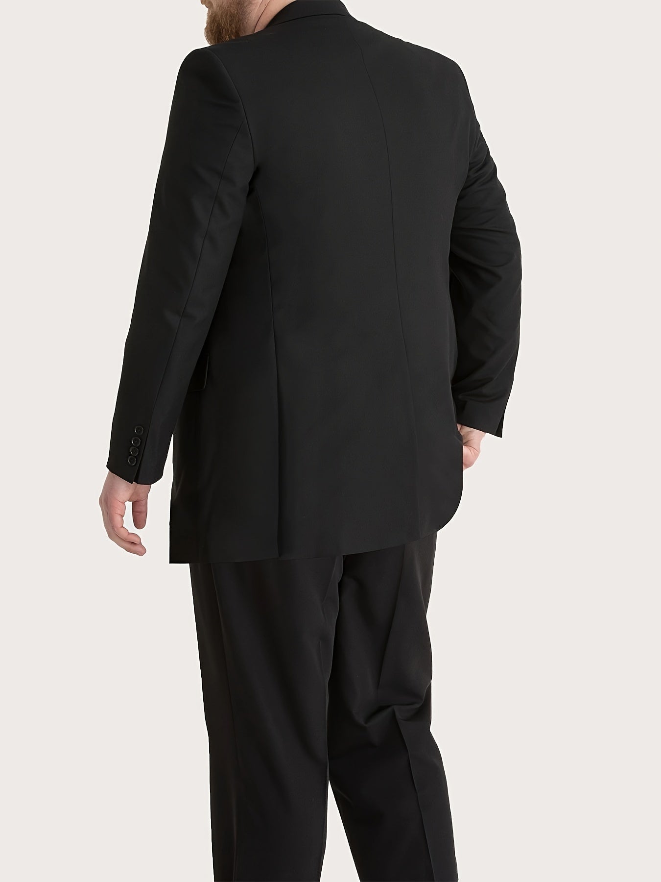 GrandeurFit™ Plus-Size 3-Piece Suit Set