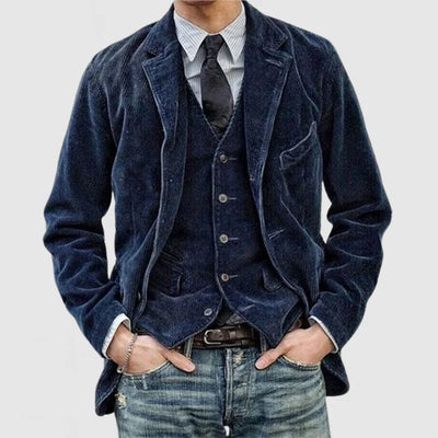 Savrani™ | Vintage Jacket and Vest Set