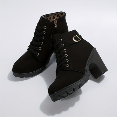 Yael - Luxe Lace-Up Pumps Boots