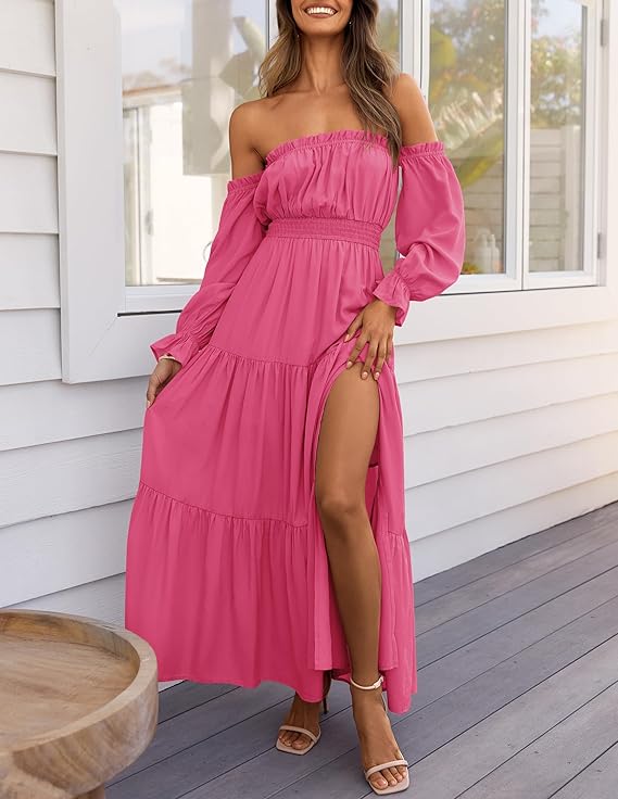Zafira™ | Bohemian Split Maxi Dress