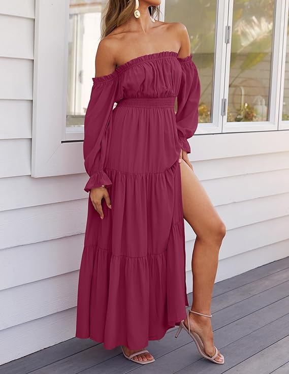 Zafira™ | Bohemian Split Maxi Dress