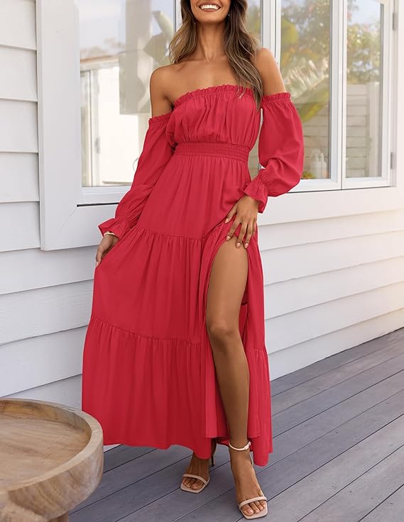 Zafira™ | Bohemian Split Maxi Dress