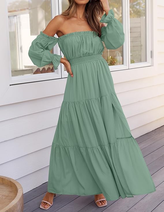 Zafira™ | Bohemian Split Maxi Dress