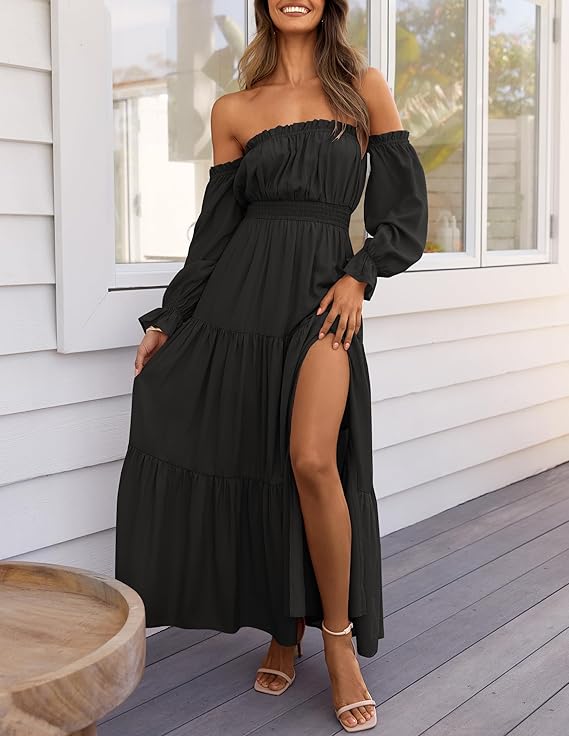 Zafira™ | Bohemian Split Maxi Dress