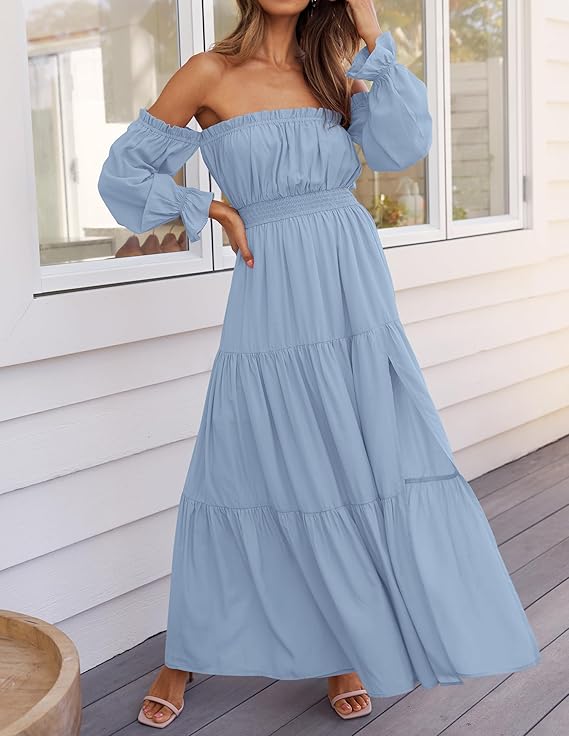 Zafira™ | Bohemian Split Maxi Dress