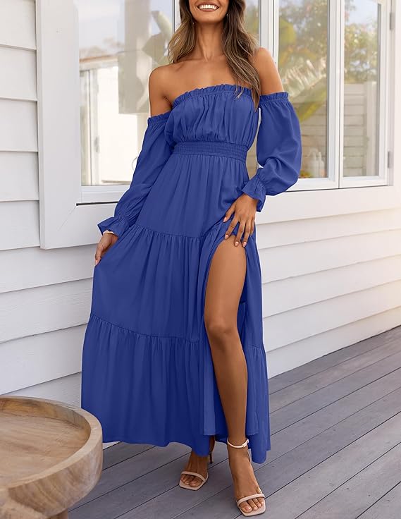 Zafira™ | Bohemian Split Maxi Dress