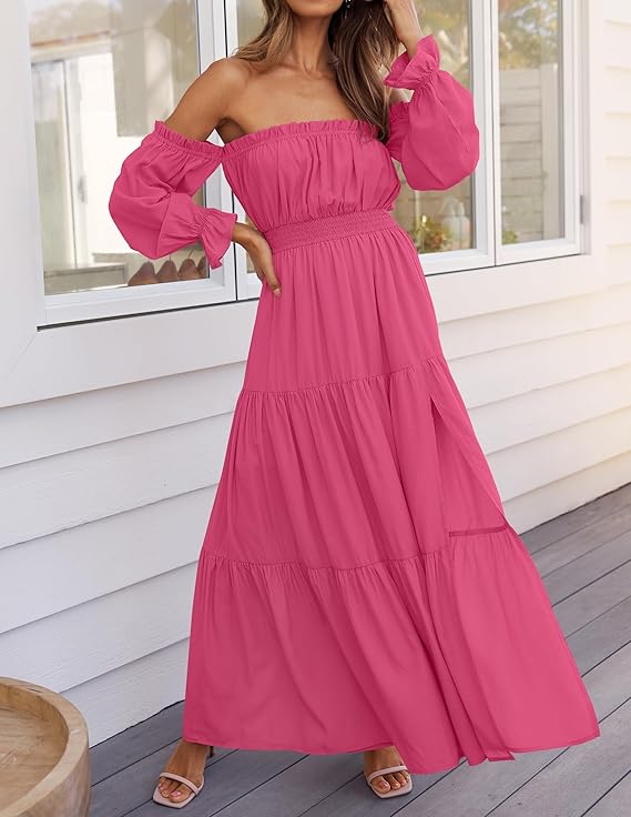 Zafira™ | Bohemian Split Maxi Dress