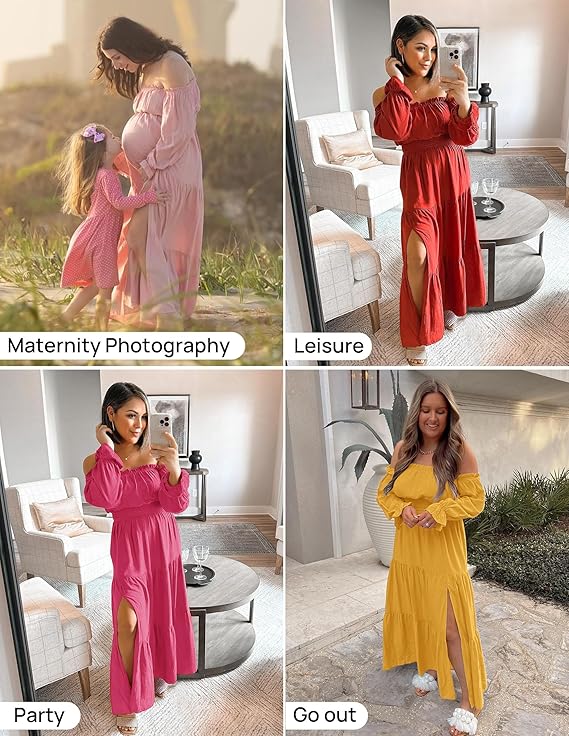 Zafira™ | Bohemian Split Maxi Dress