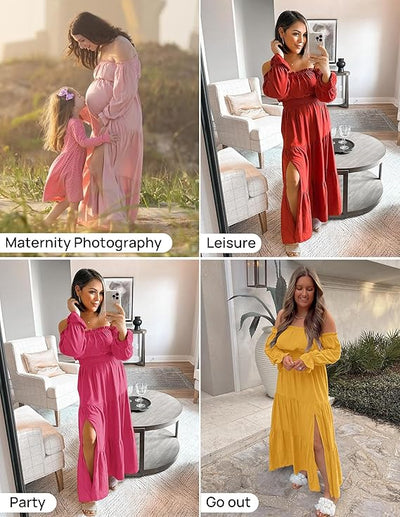 Zafira™ | Bohemian Split Maxi Dress