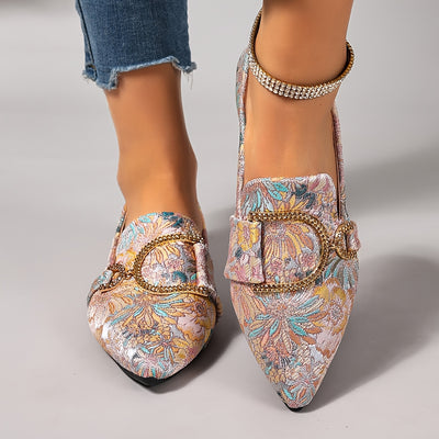 Blossura™ Floral Embroidered Flats