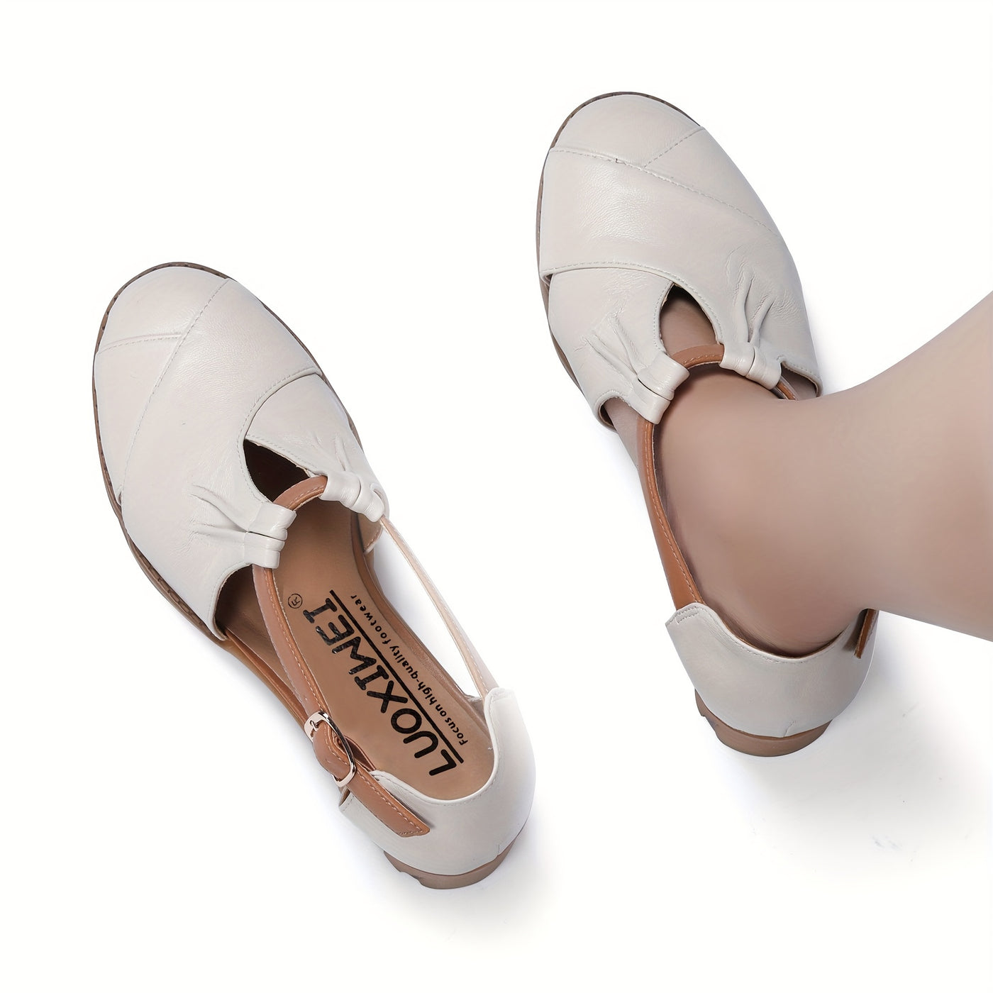 LUOXIWEI™ Roman Elegance Closed-Toe Sandals