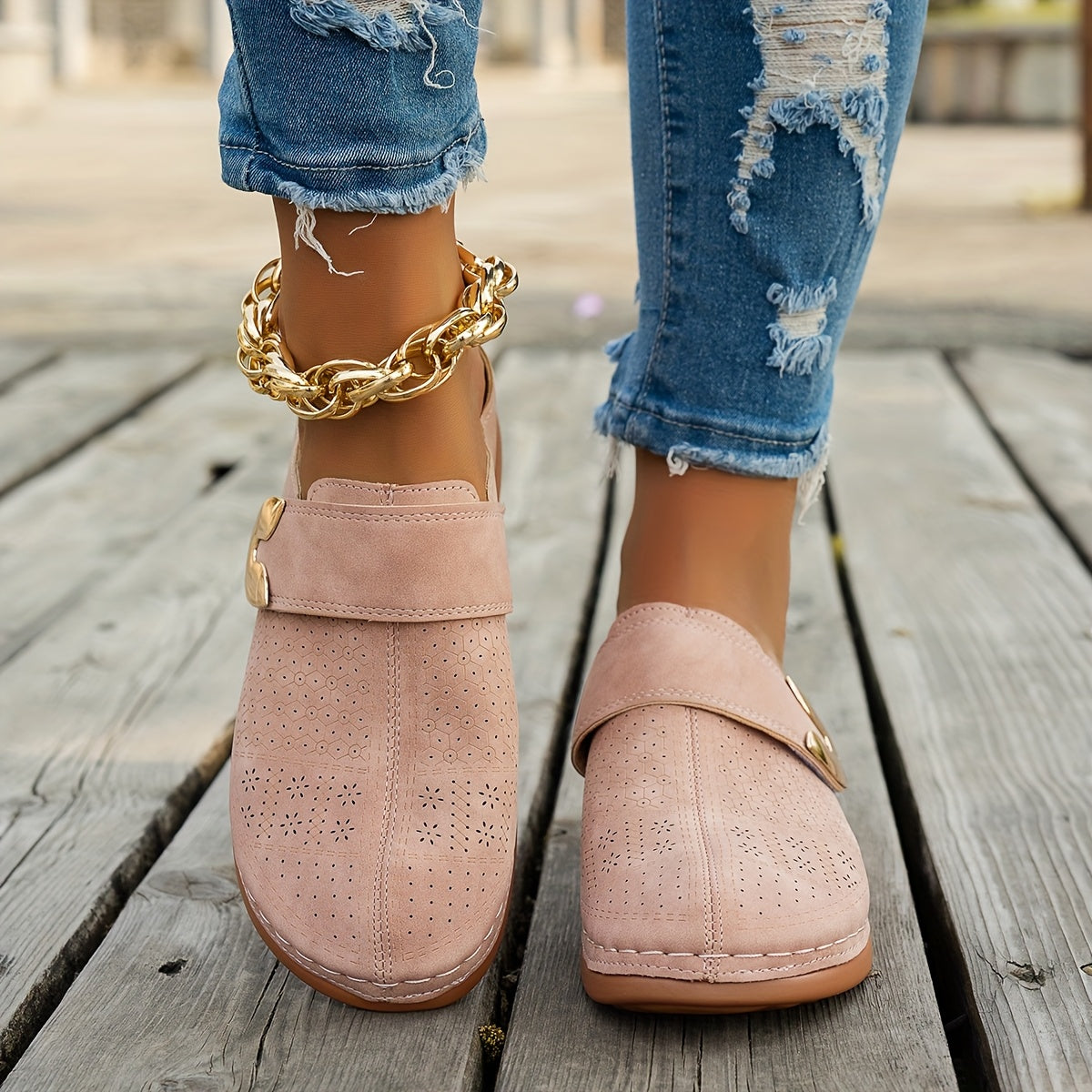 StrideUp™ Casual Wedges