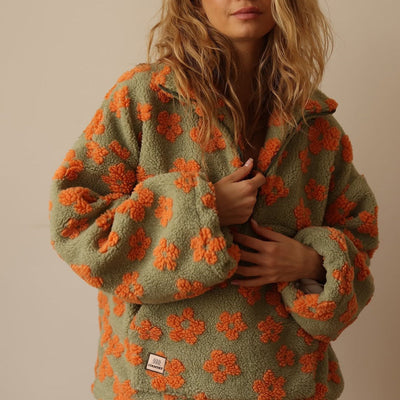 Daisy™ | Cozy Long Sleeve Fleece Hoodie