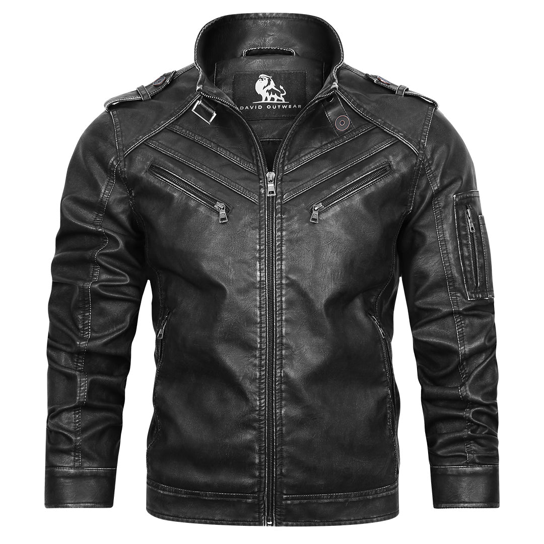 Mieczyslaw™ | Engine Edition PU Leather Biker Jacket