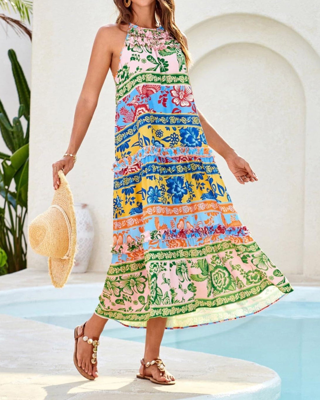 MarinaWave™ Maxi Dress