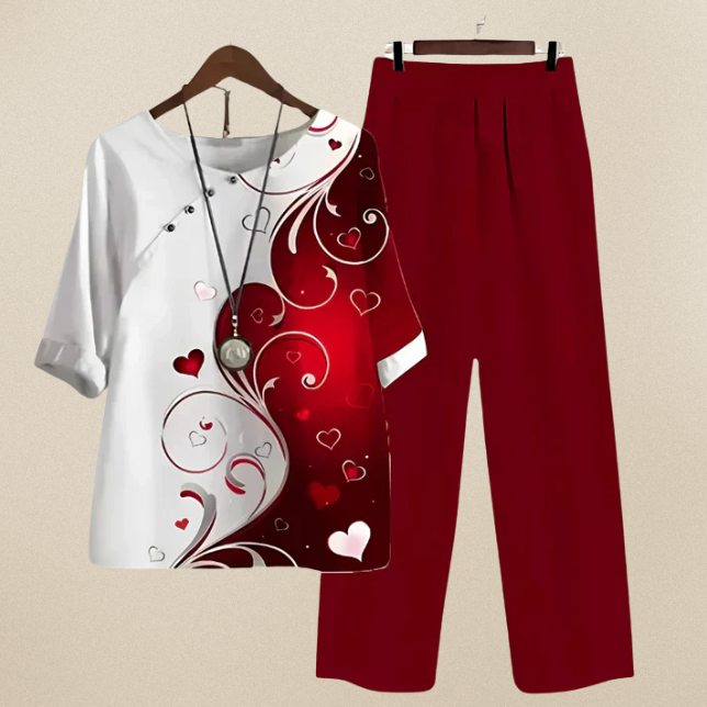 Evelyn Luxe™ – Chic Artisanal Co-ord Set