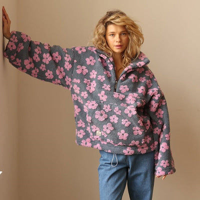 Daisy™ | Cozy Long Sleeve Fleece Hoodie