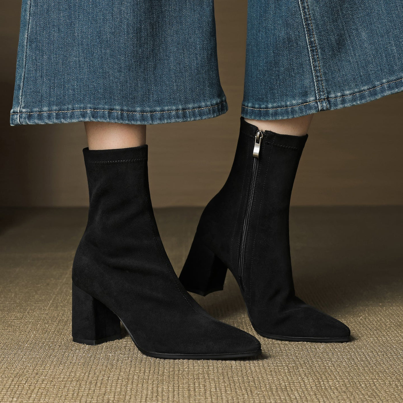 AloraLuxe™ – Genuine Suede Boots