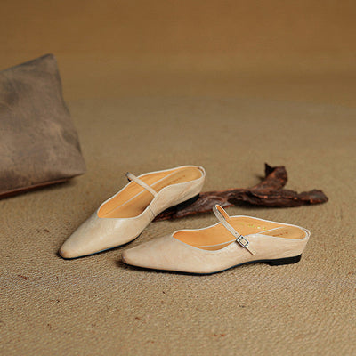 Veloria™ Luxe Leather Mules