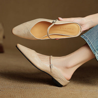 Veloria™ Luxe Leather Mules