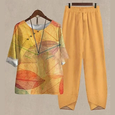 Evelyn Luxe™ – Chic Artisanal Co-ord Set
