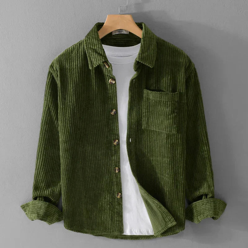 Rafael™ | Corduroy Button-Up Shirt